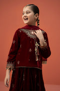 Maria B | 3 Piece Embroidered Velvet Suit | MKS-W24-14 - Libasekhas