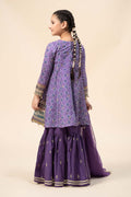Maria B | 3 Piece Embroidered Raw Silk Suit | MKS-W24-20 - House Of Zarish