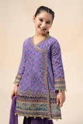 Maria B | 3 Piece Embroidered Raw Silk Suit | MKS-W24-20 - House Of Zarish