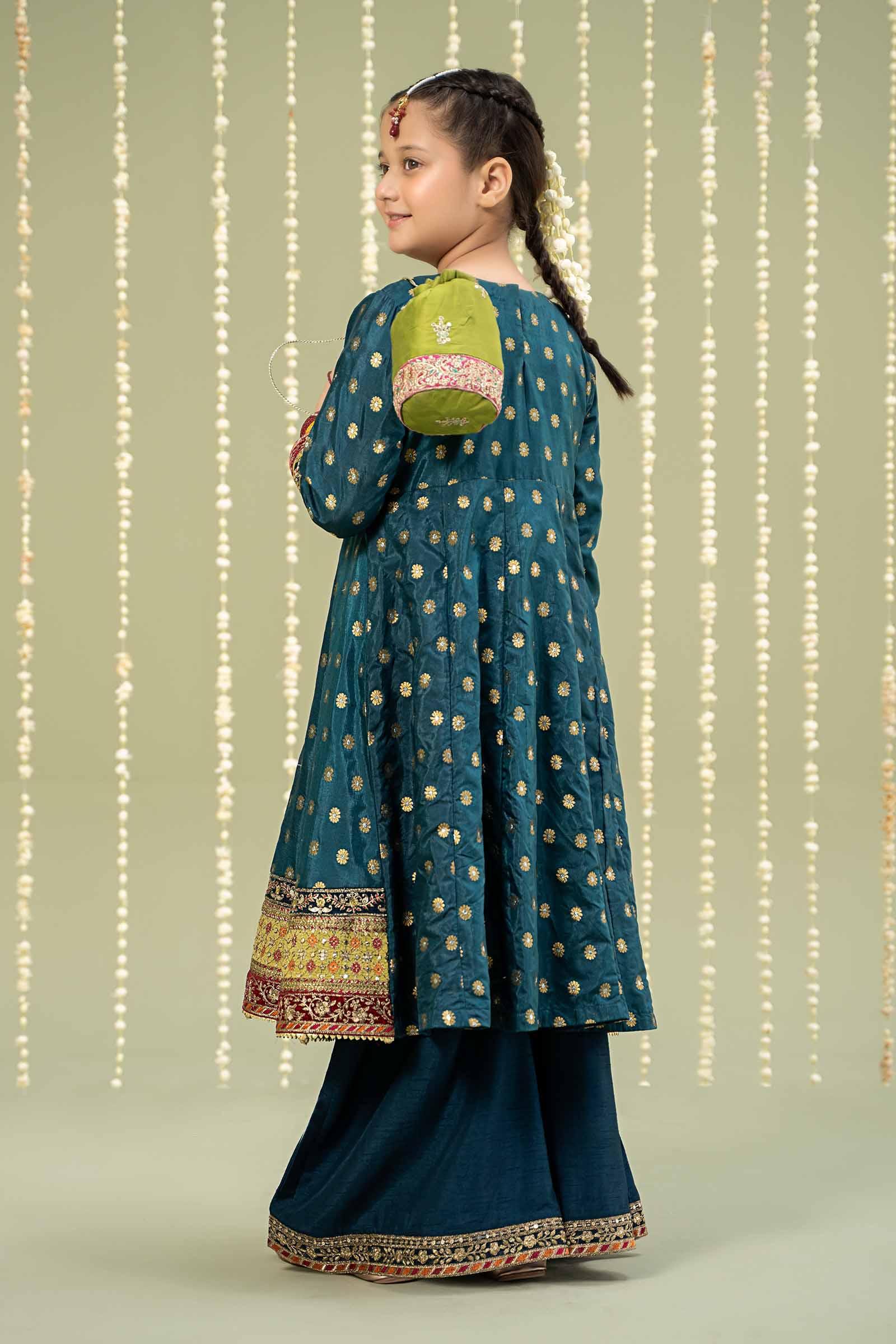 Maria B | 3 Piece Embroidered Jamawar Suit | MKS-W24-22 - Libasekhas