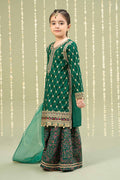 Maria B | 3 Piece Embroidered Raw Silk Suit | MKS-W24-28 - House Of Zarish