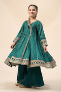Maria B | 3 Piece Embroidered Raw Silk Suit | MKS-W24-29 - Libasekhas