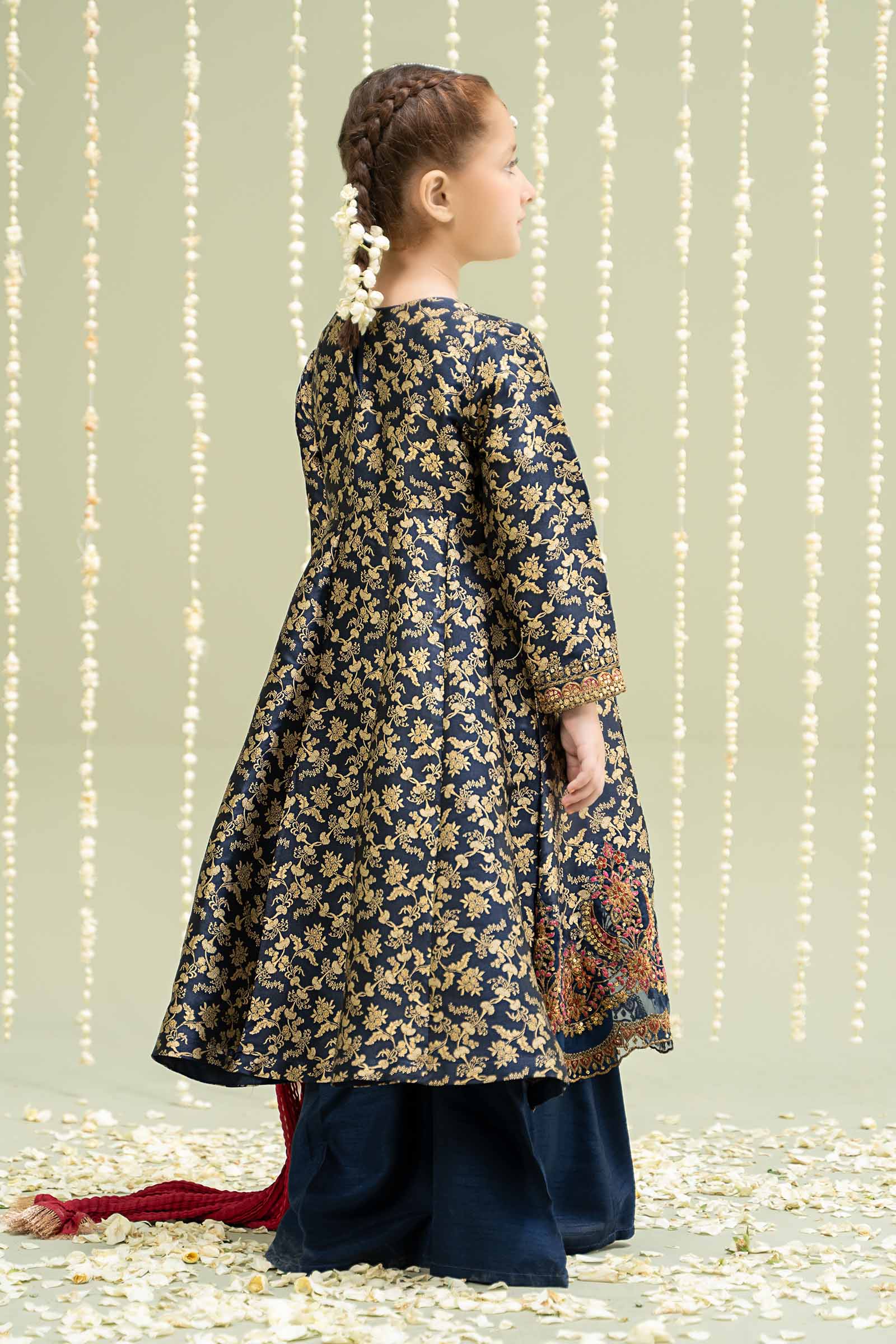Maria B | 3 Piece Embroidered Jamawar Suit | MKS-W24-30 - House Of Zarish