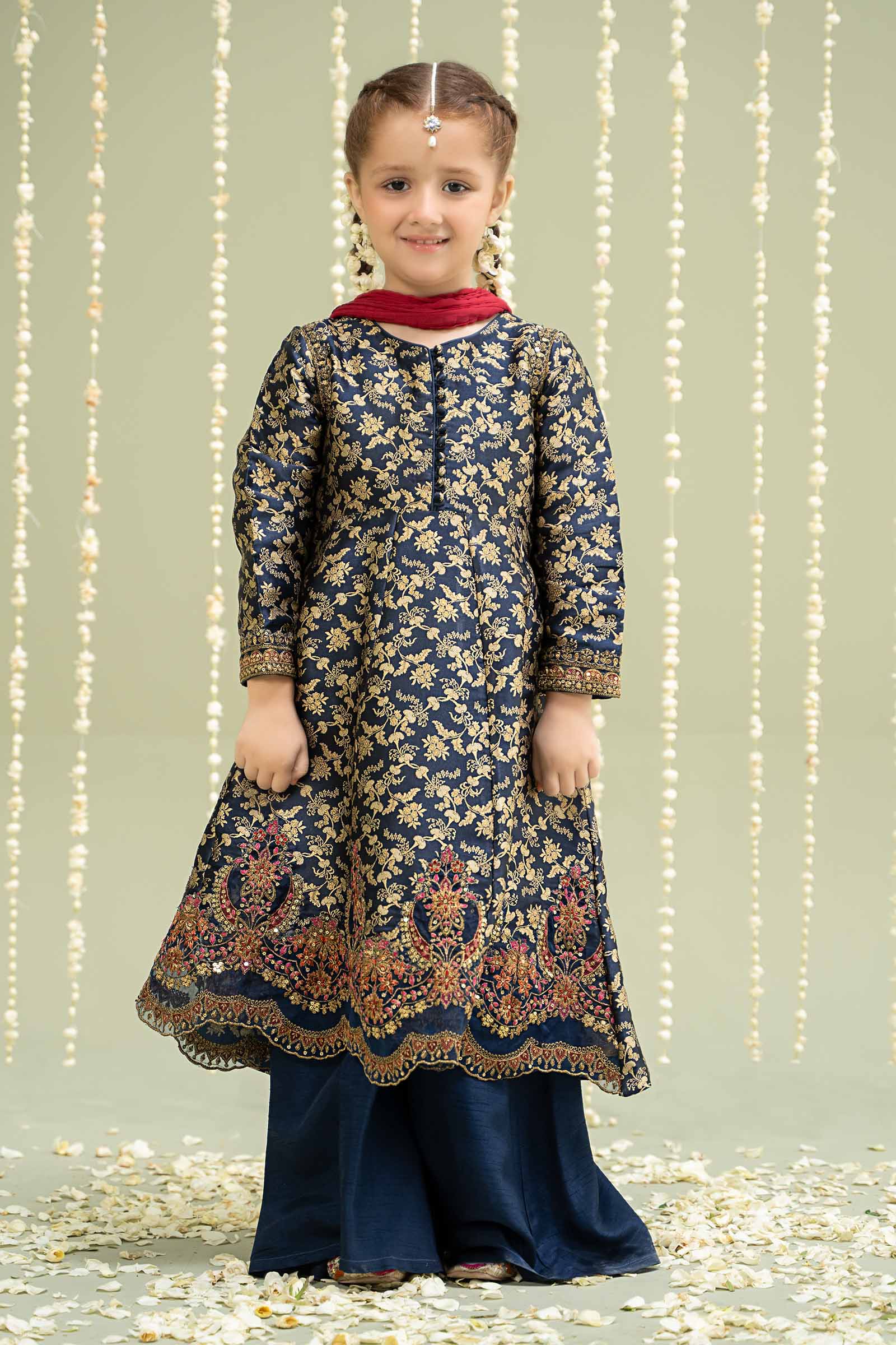 Maria B | 3 Piece Embroidered Jamawar Suit | MKS-W24-30 - House Of Zarish