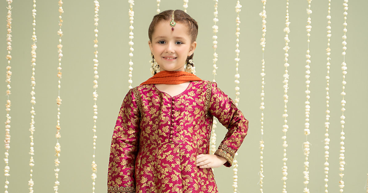 Maria B | 3 Piece Embroidered Jamawar Suit | MKS-W24-30 - House Of Zarish