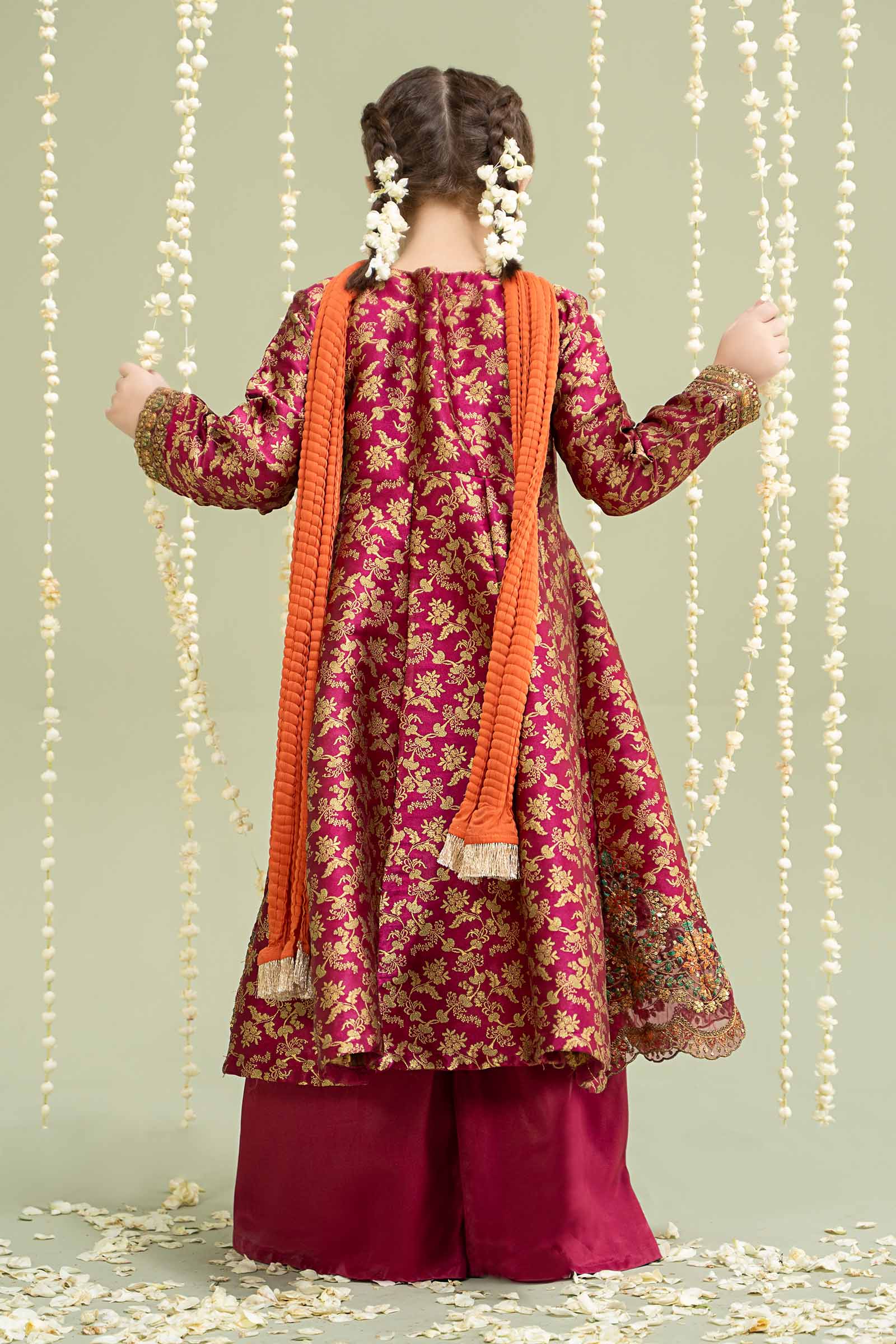 Maria B | 3 Piece Embroidered Jamawar Suit | MKS-W24-30 - House Of Zarish