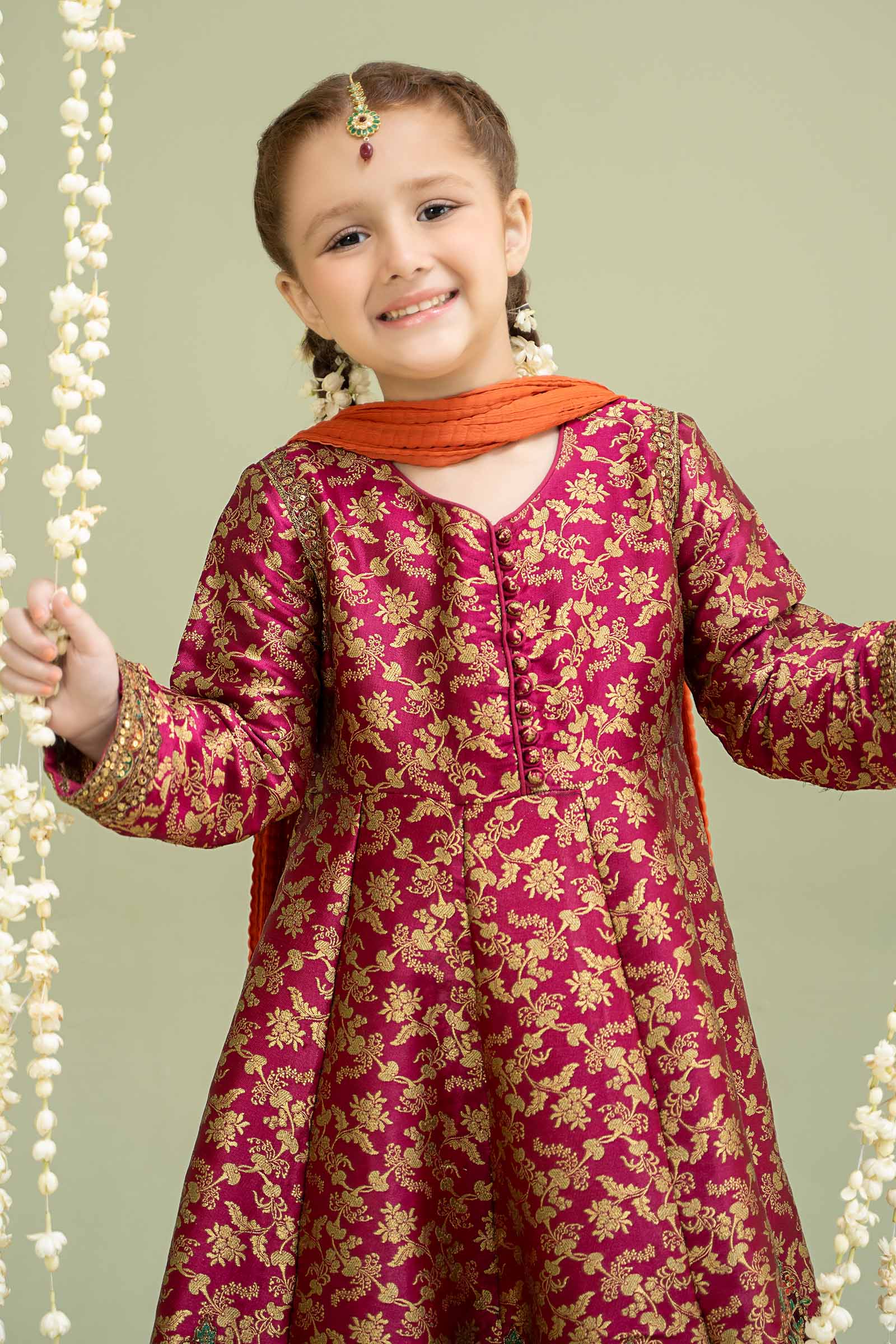 Maria B | 3 Piece Embroidered Jamawar Suit | MKS-W24-30 - House Of Zarish