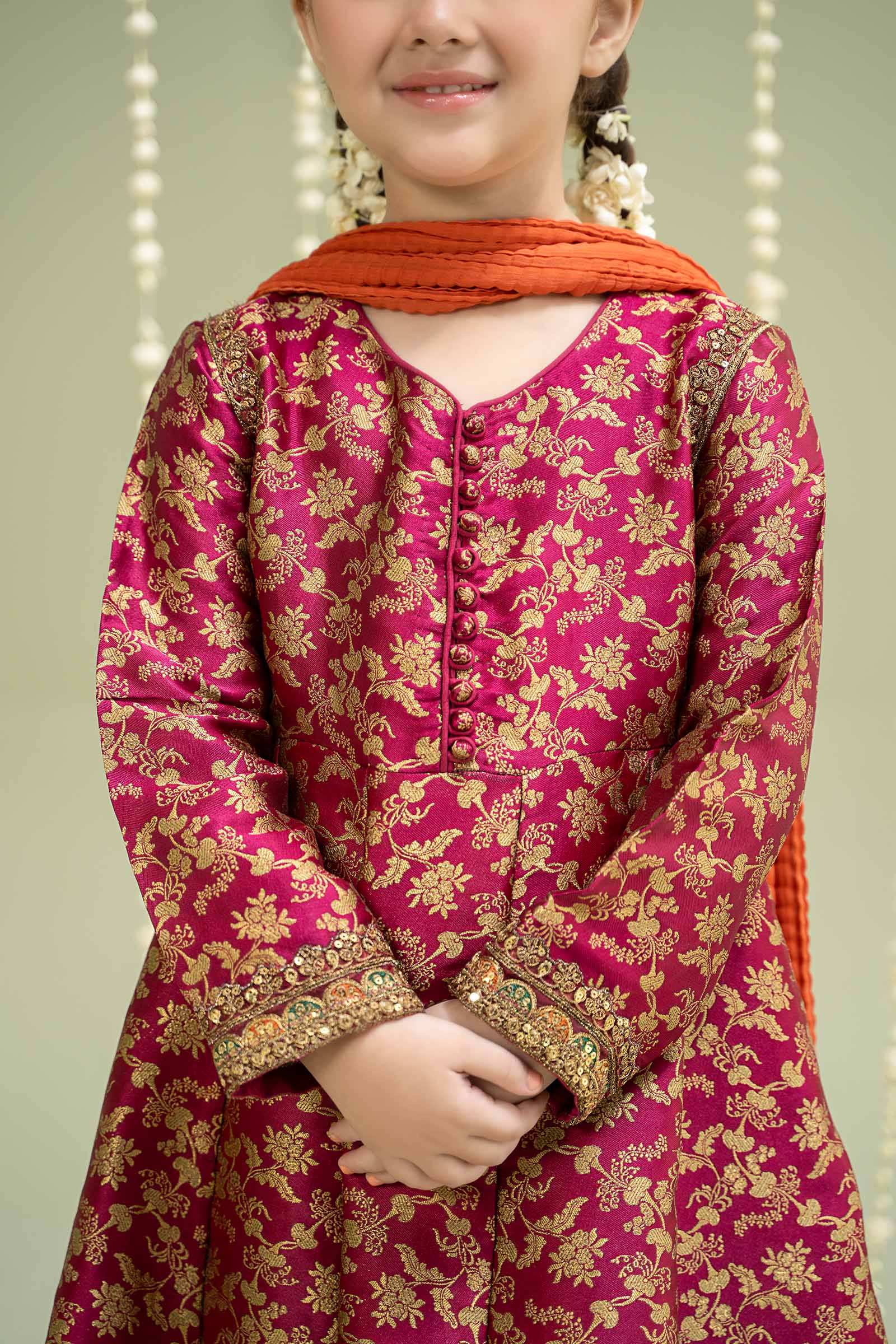 Maria B | 3 Piece Embroidered Jamawar Suit | MKS-W24-30 - House Of Zarish