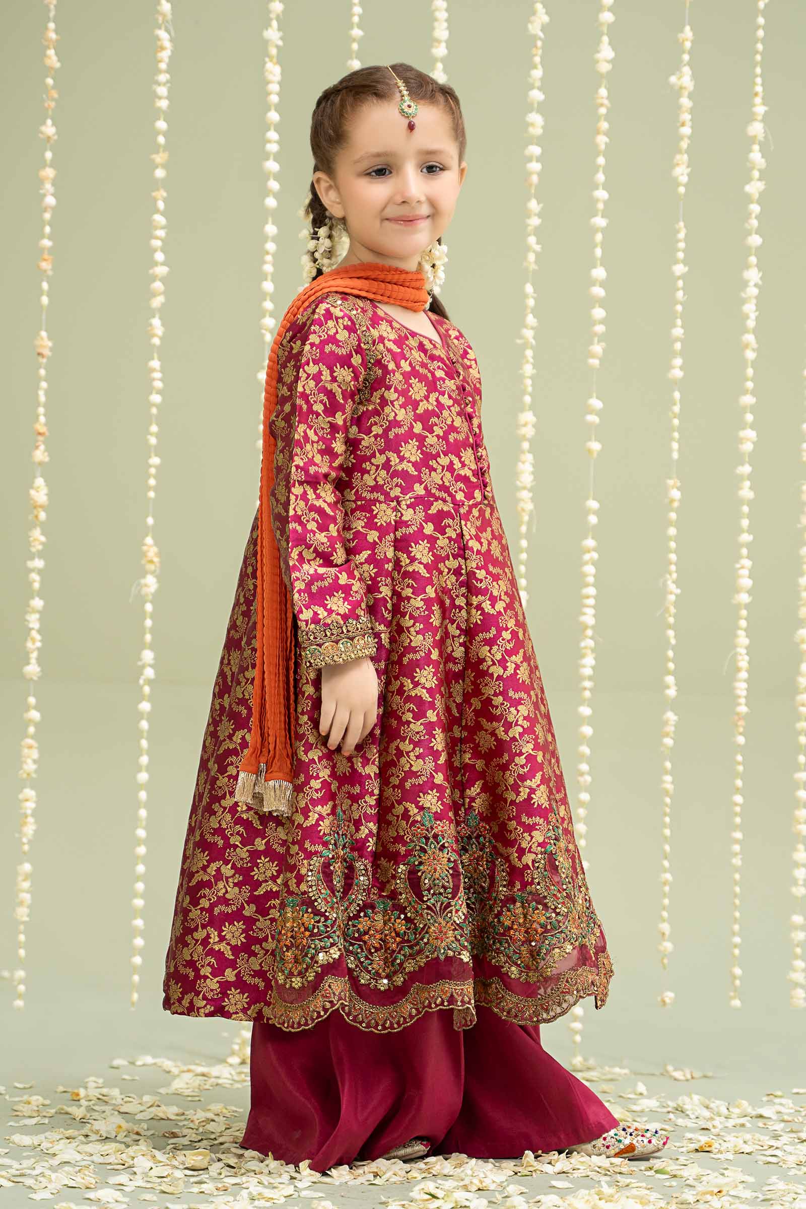 Maria B | 3 Piece Embroidered Jamawar Suit | MKS-W24-30 - House Of Zarish