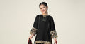 Maria B | 3 Piece Embroidered Raw Silk Suit | MKS-W24-31 - House Of Zarish