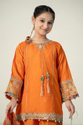 Maria B | 3 Piece Embroidered Raw Silk Suit | MKS-W24-31 - House Of Zarish
