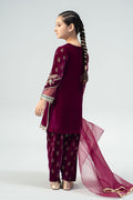 Maria B | 3 Piece Embroidered Velvet Suit | MKS-W24-32 - Libasekhas