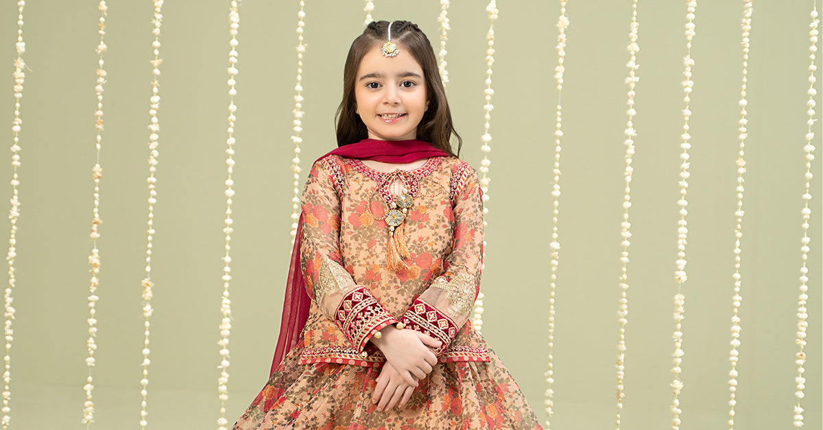 Maria B | 3 Piece Embroidered Cotton Maoori Net Suit | MKS-W24-35 - House Of Zarish