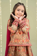 Maria B | 3 Piece Embroidered Cotton Maoori Net Suit | MKS-W24-35 - House Of Zarish