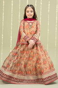 Maria B | 3 Piece Embroidered Cotton Maoori Net Suit | MKS-W24-35 - House Of Zarish