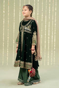 Maria B | 3 Piece Embroidered Velvet Suit | MKS-W24-40 - Libasekhas