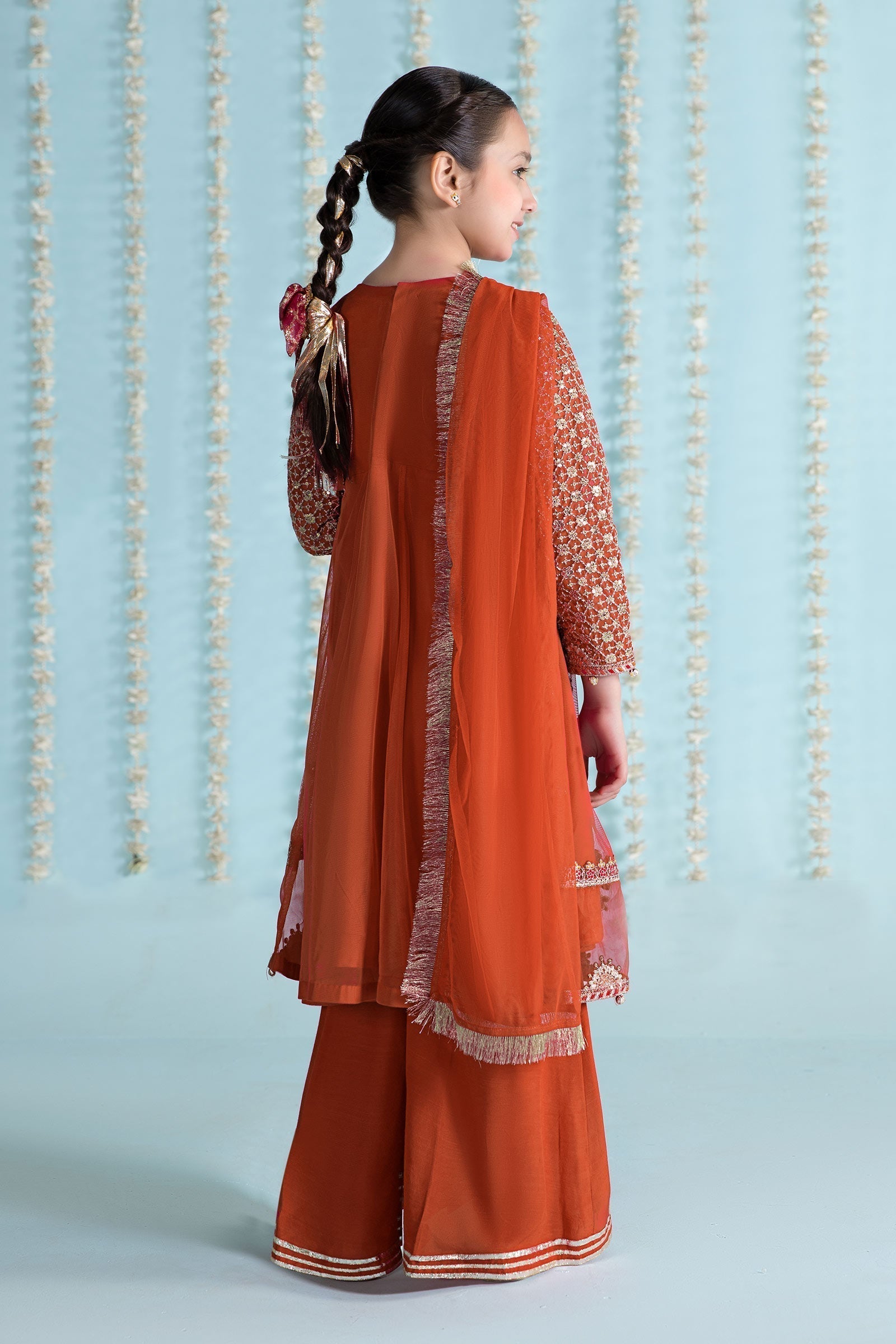 Maria B | 3 Piece Embroidered Net Suit | MKS-EA24-02 - House Of Zarish