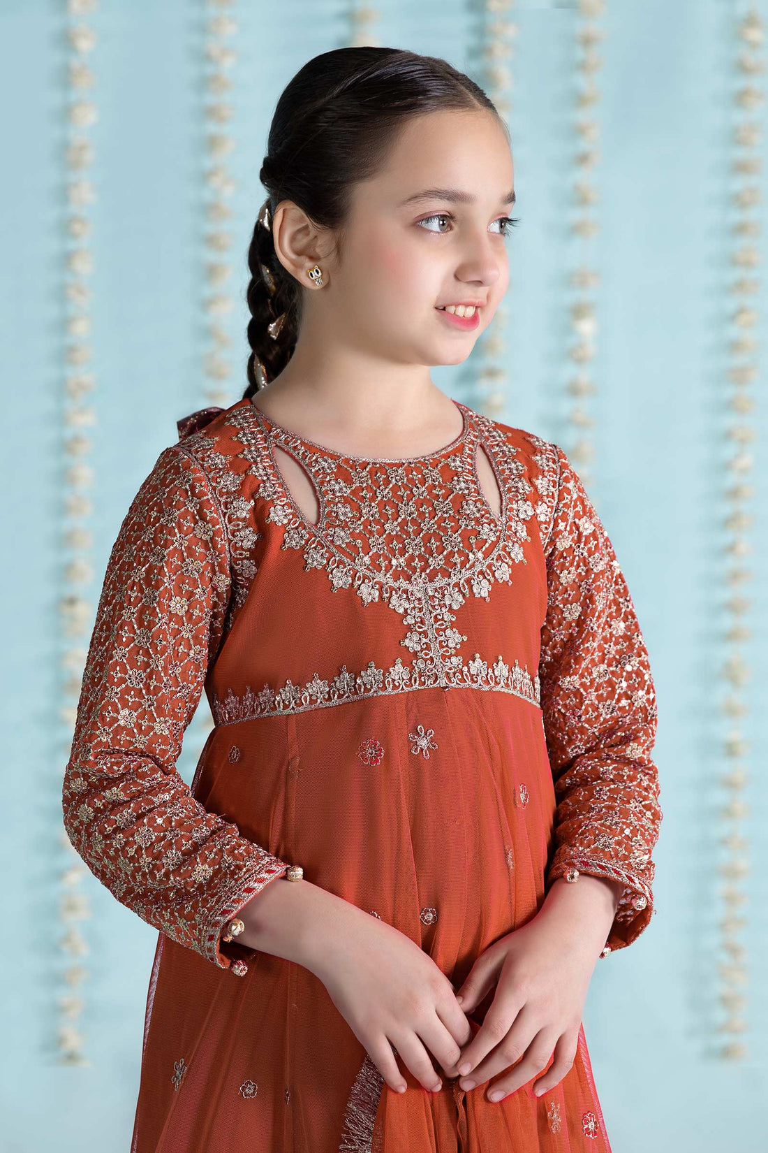 Maria B | 3 Piece Embroidered Net Suit | MKS-EA24-02 - House Of Zarish
