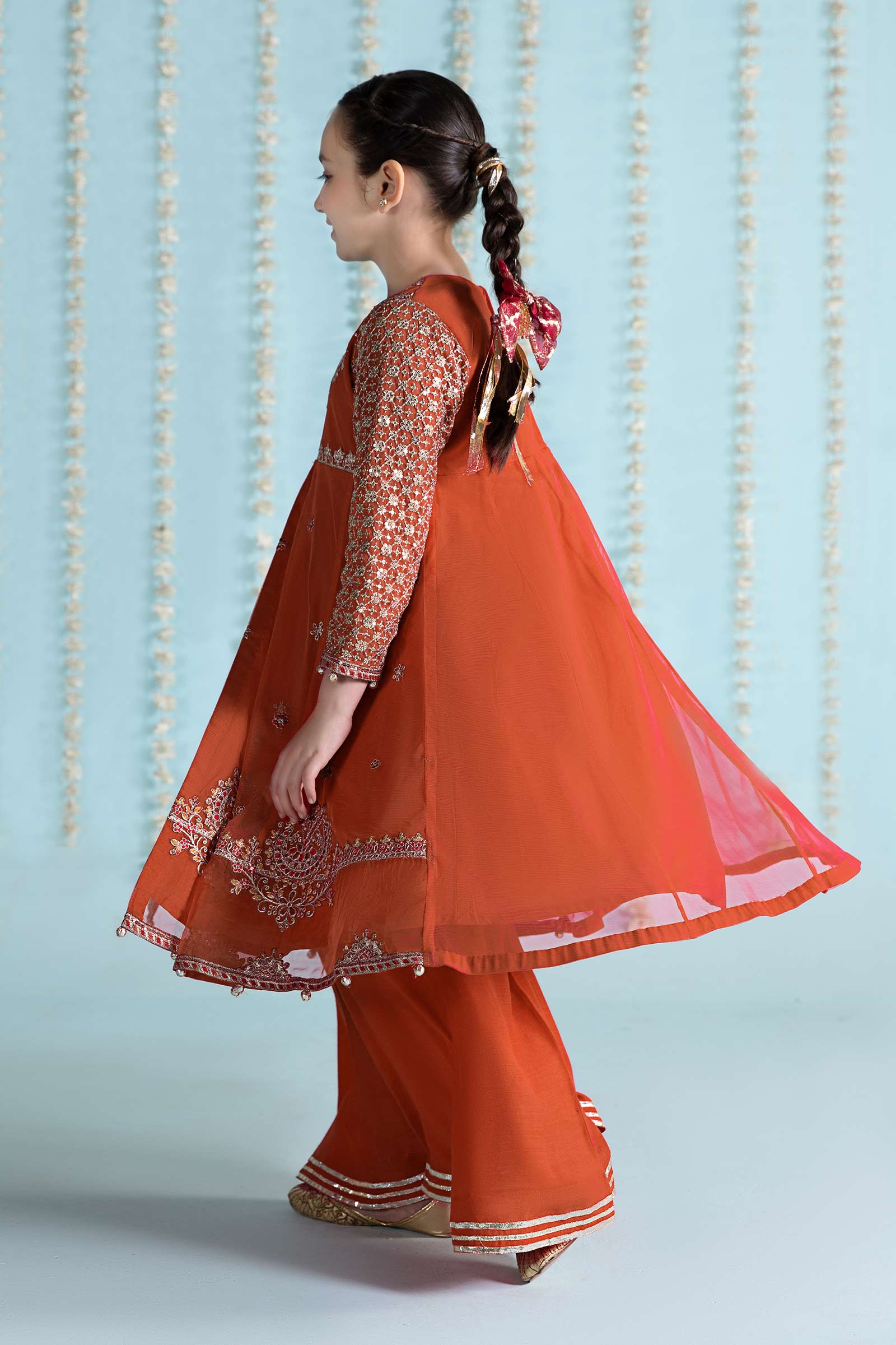 Maria B | 3 Piece Embroidered Net Suit | MKS-EA24-02 - House Of Zarish