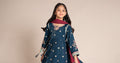 Maria B | 3 Piece Embroidered Raw Silk Suit | MKS-EF25-07 - House Of Zarish
