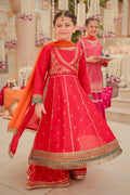 Maria B | 3 Piece Embroidered Raw Silk Suit | MKS-W24-02 - House Of Zarish