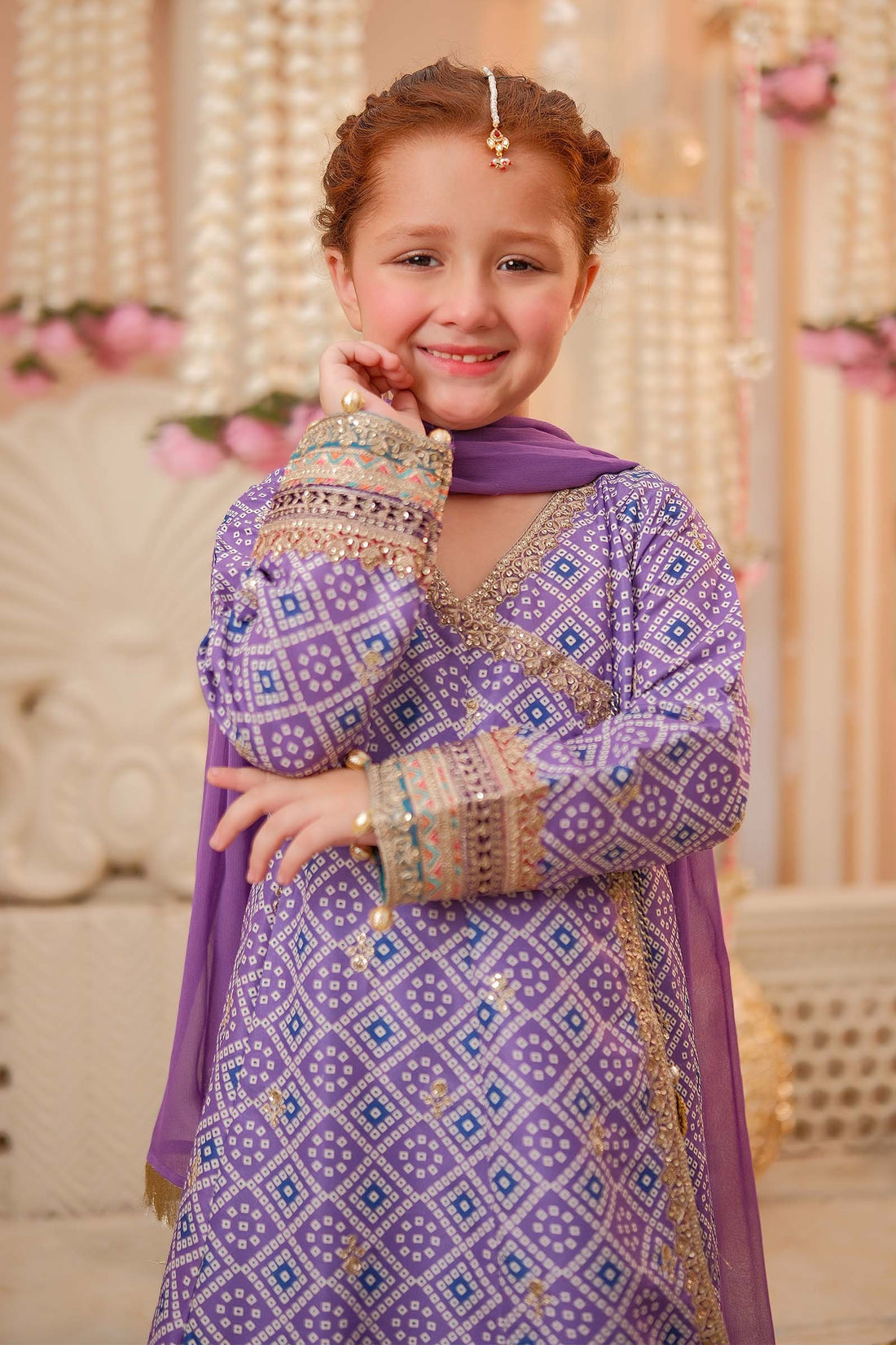 Maria B | 3 Piece Embroidered Raw Silk Suit | MKS-W24-20 - House Of Zarish