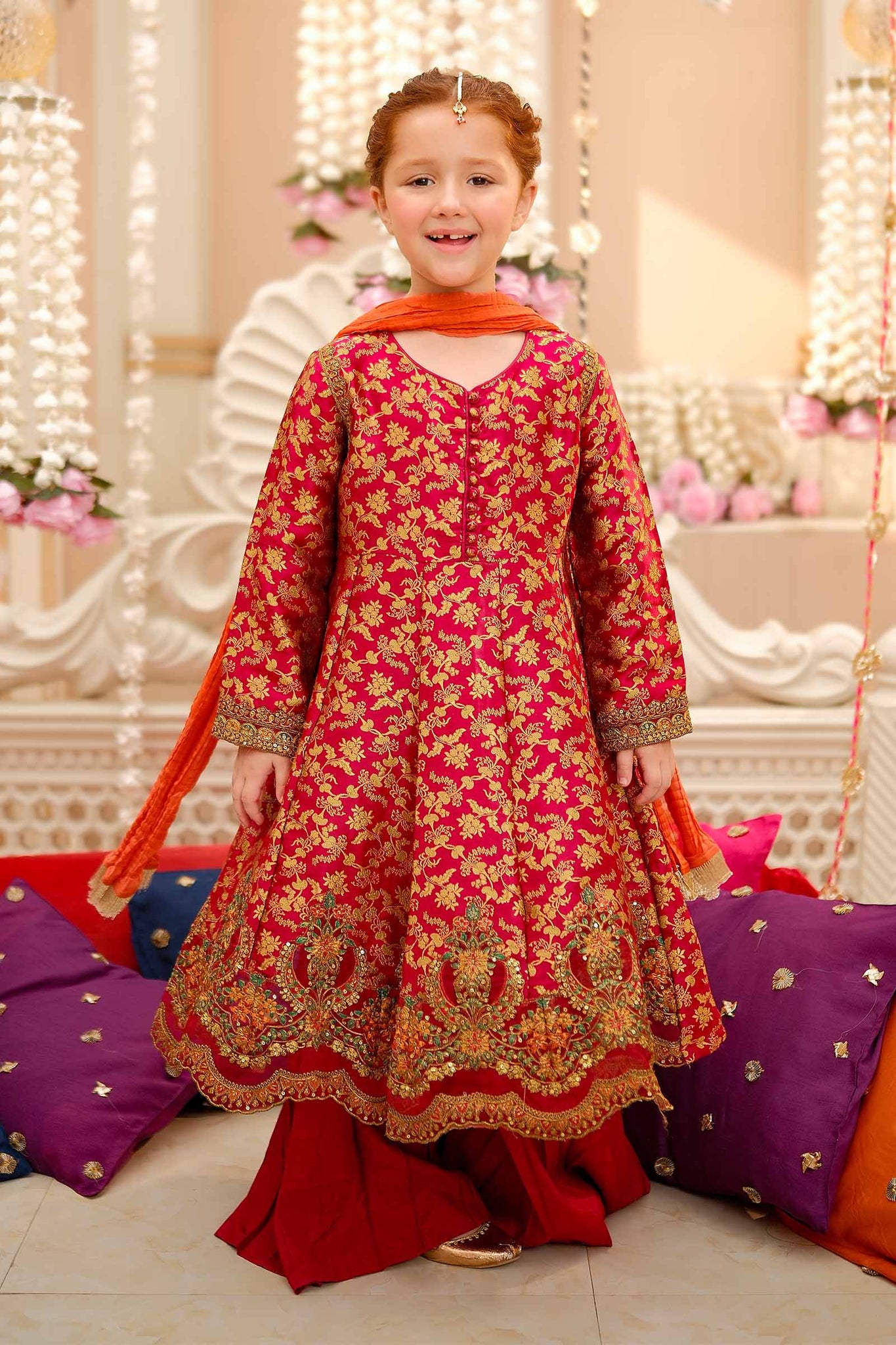 Maria B | 3 Piece Embroidered Jamawar Suit | MKS-W24-30 - House Of Zarish