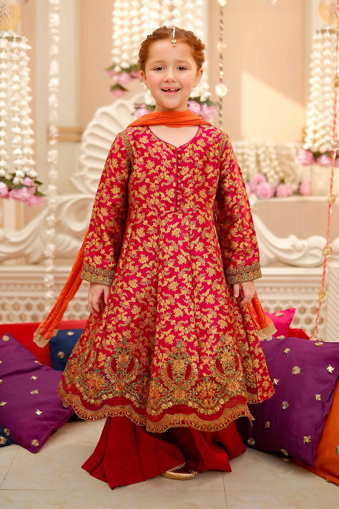 Maria B | 3 Piece Embroidered Jamawar Suit | MKS-W24-30 - House Of Zarish