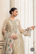 Maria B | Luxury Chiffon Collection | Coffee - House Of Anaya