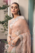 NEW MARIA B - MPC-23-105 Peach And Grey - Riwayat-e-khas