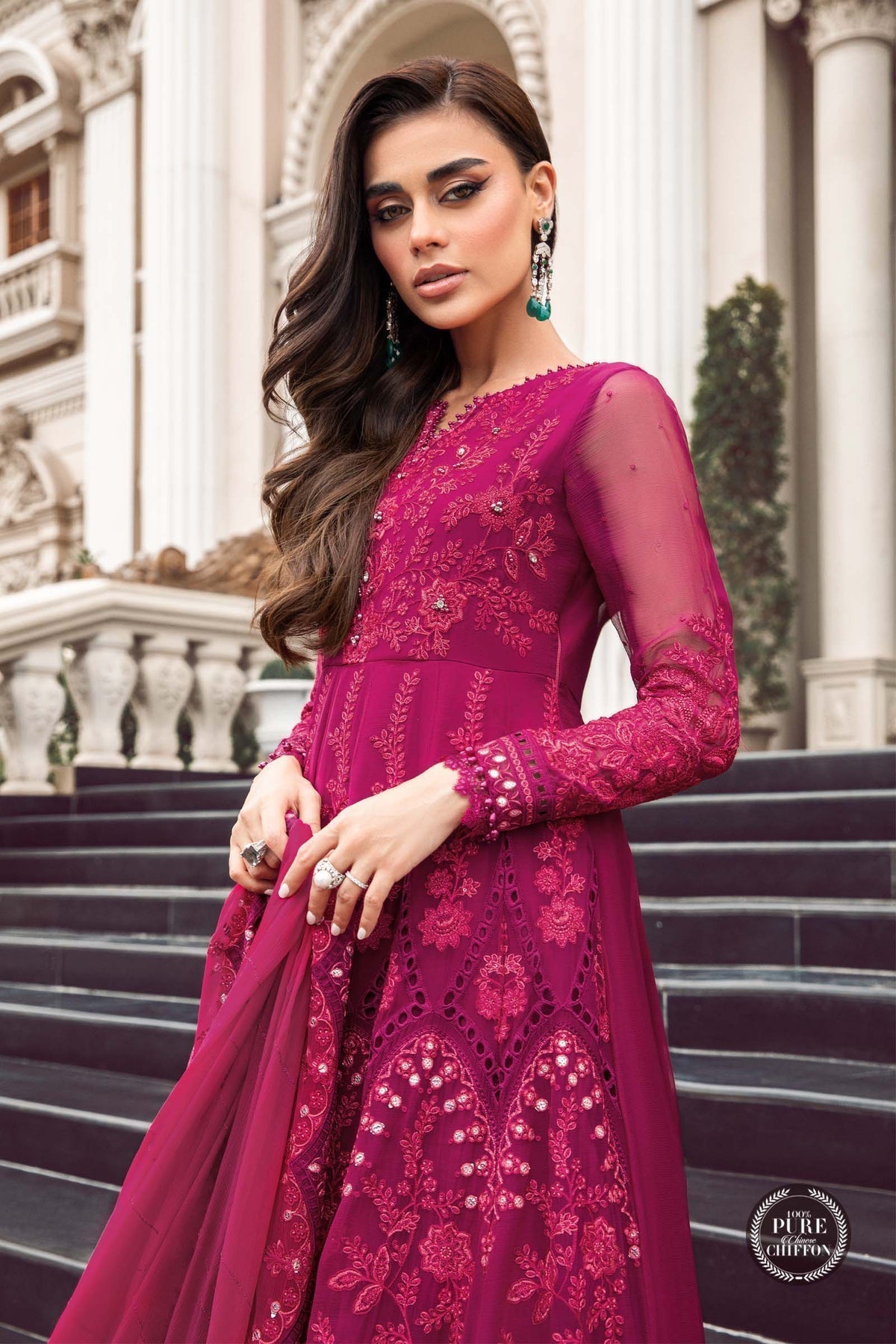 NEW MARIA B - MPC-23-107 Magenta Pink - Riwayat-e-khas