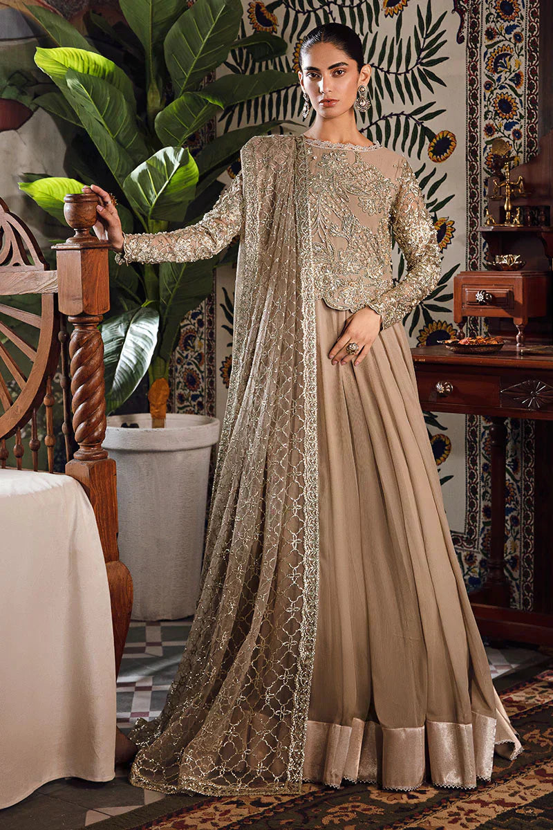 Mushq | Irha Kalidaar Chiffon Pret | HAZEL - House Of Anaya