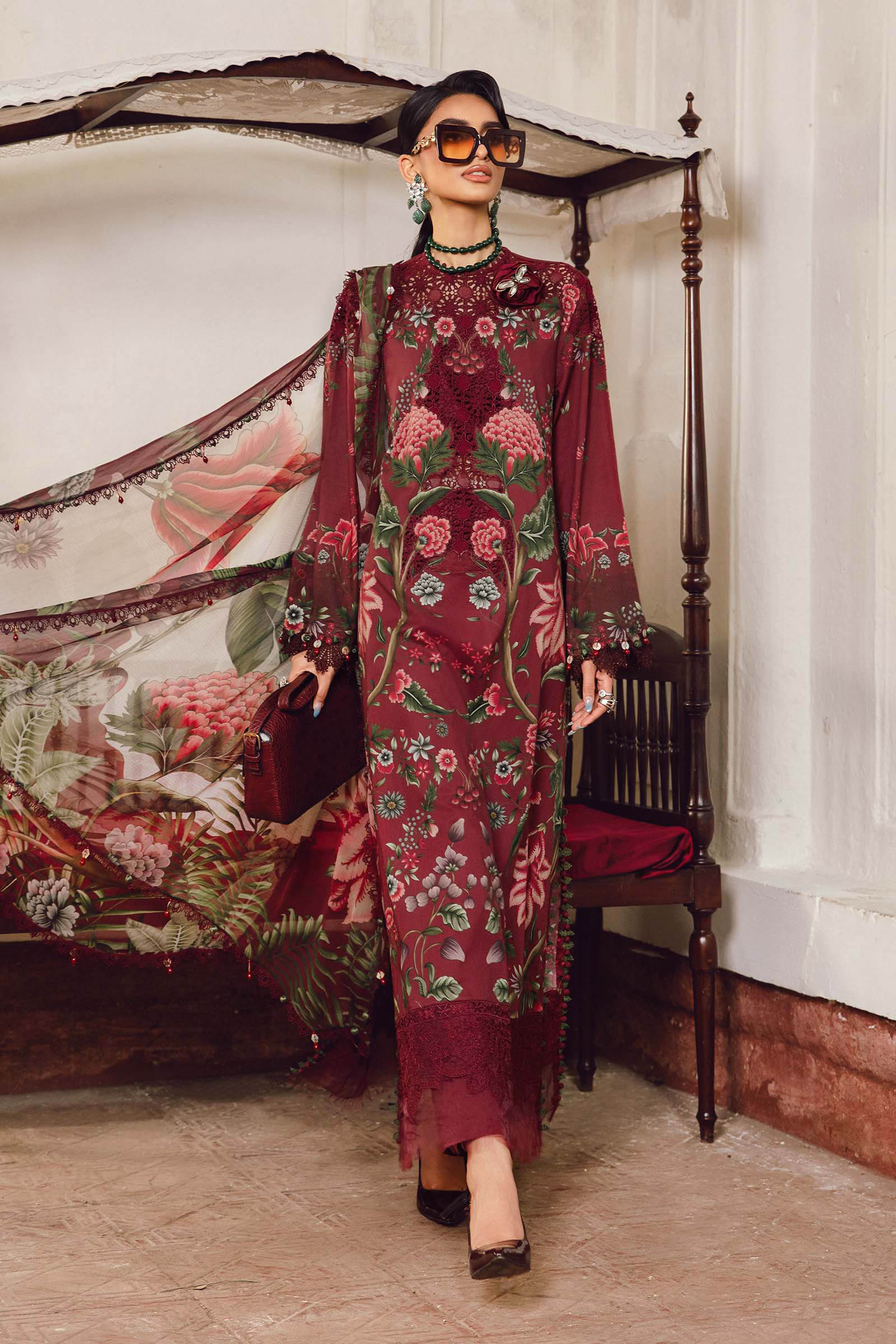 Maria B | M Prints Winter 25 | MPT-2709-A