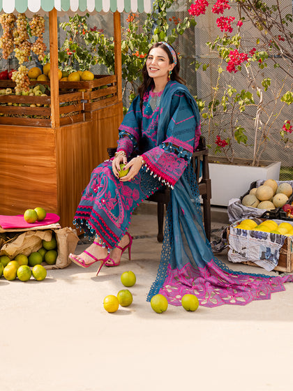 Parishay | Monaco Luxury Lawn 25 | MS-11 - House Of Zarish