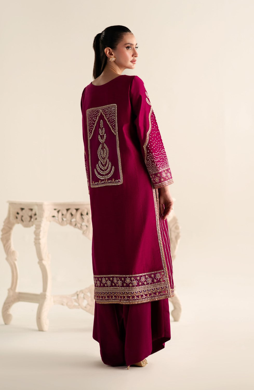 Maryum N Maria | Lagom Ready to Wear | VIOLET - MS-24214 - House Of Anaya