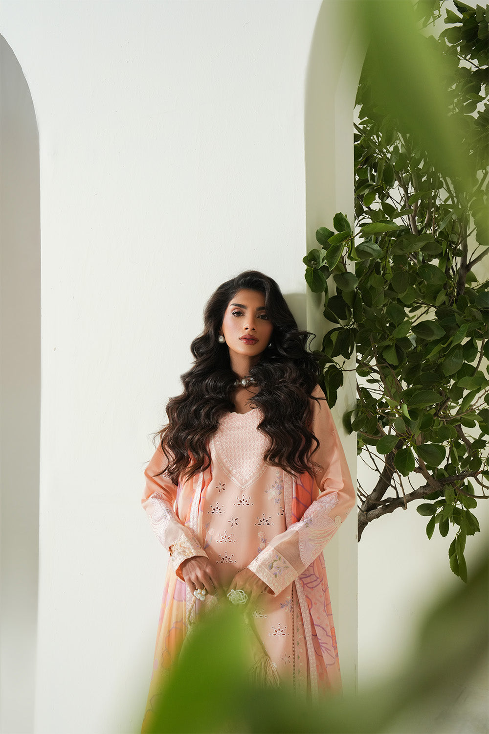 Maryum N Maria | Soiree Lawn | Peachy Delight