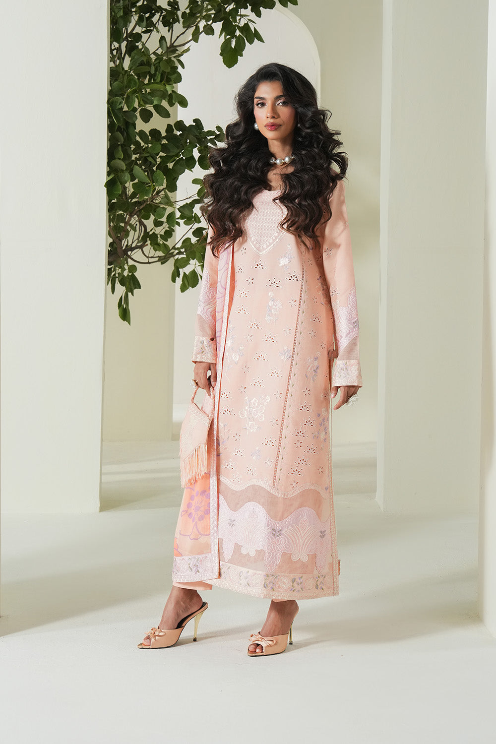 Maryum N Maria | Soiree Lawn | Peachy Delight