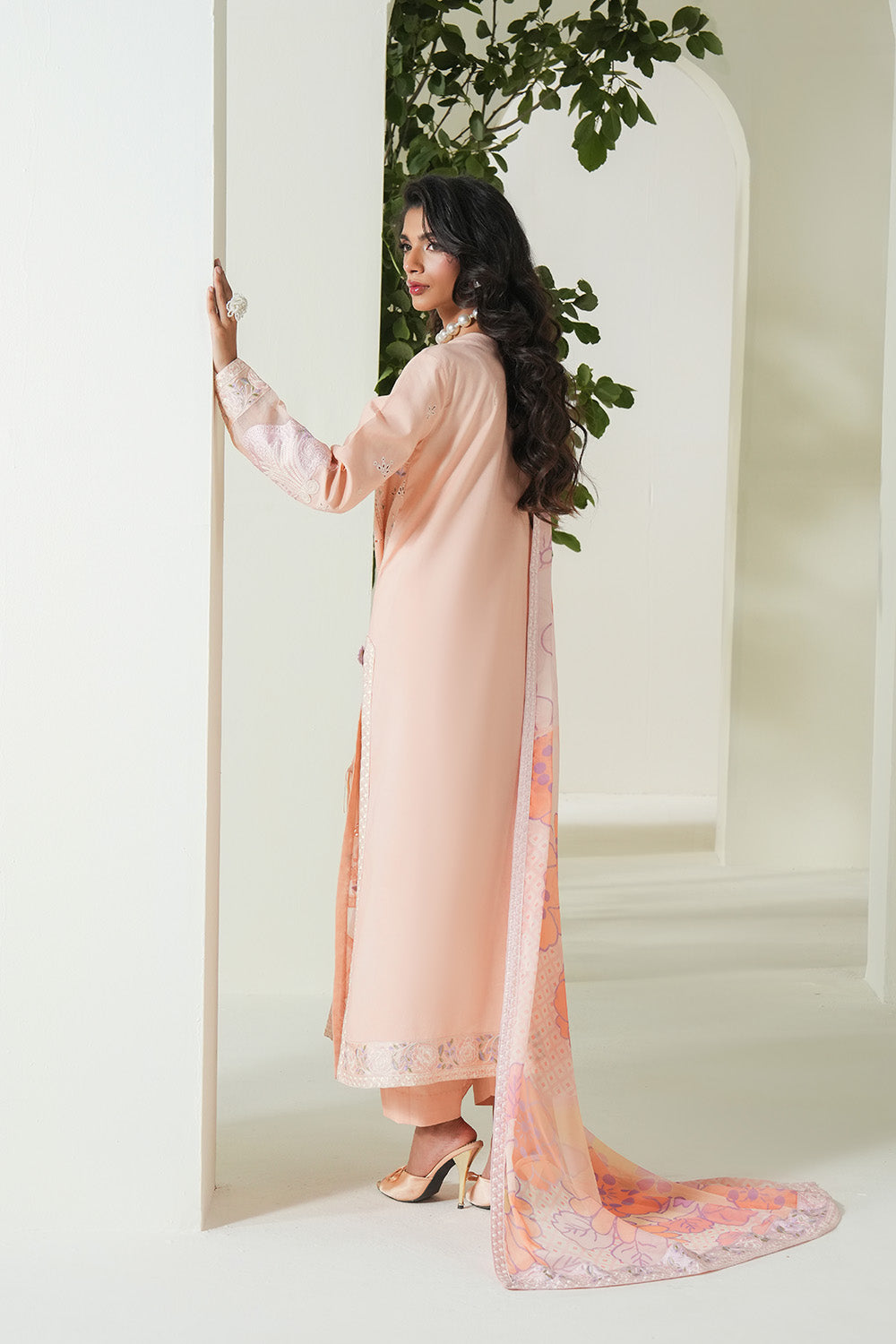 Maryum N Maria | Soiree Lawn | Peachy Delight