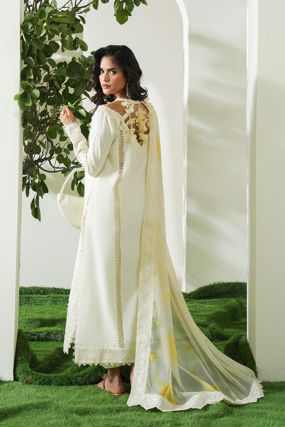 Maryum N Maria | Soiree Lawn | Lime