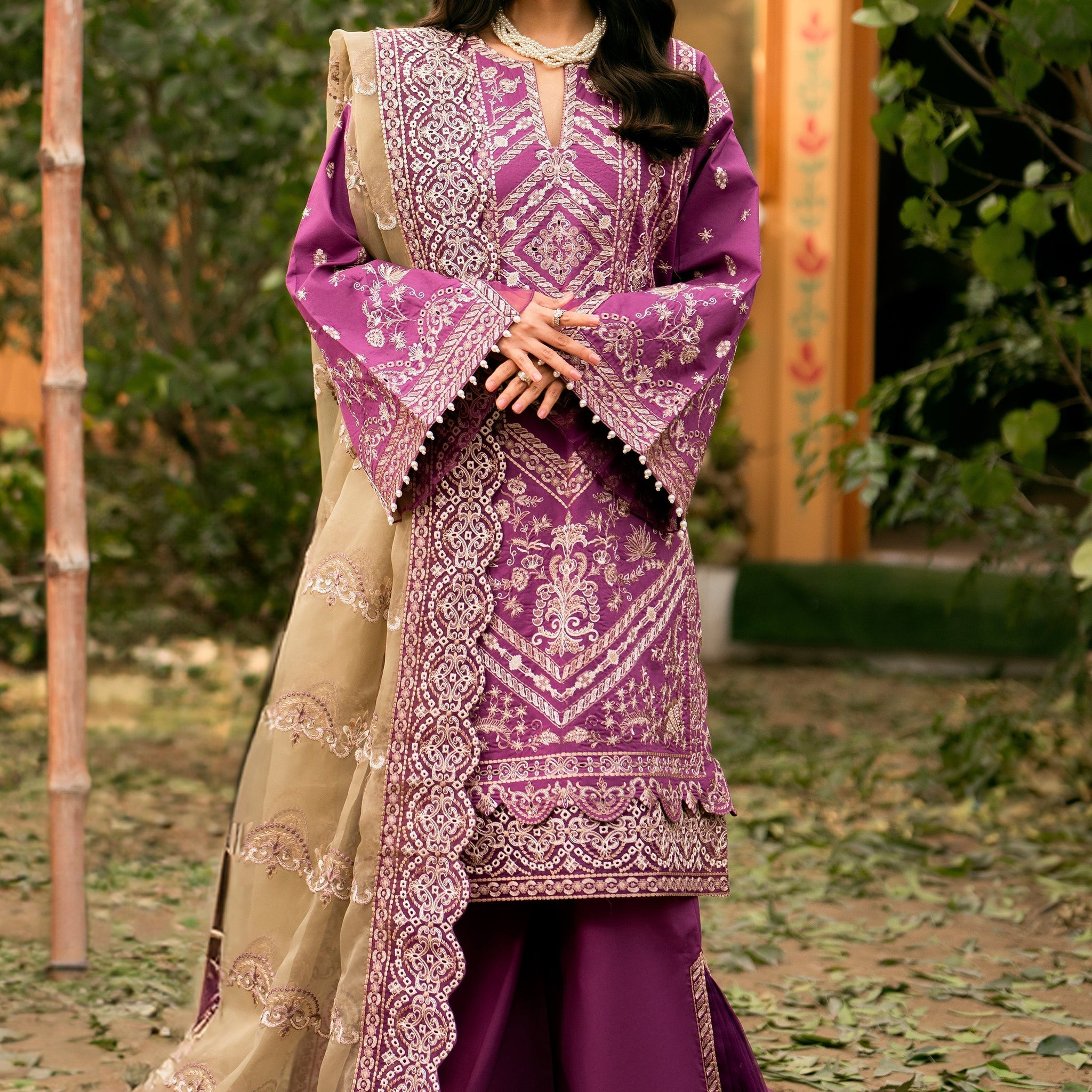 Maryum N Maria | Luxury Lawn 24 | Nane - House Of Anaya