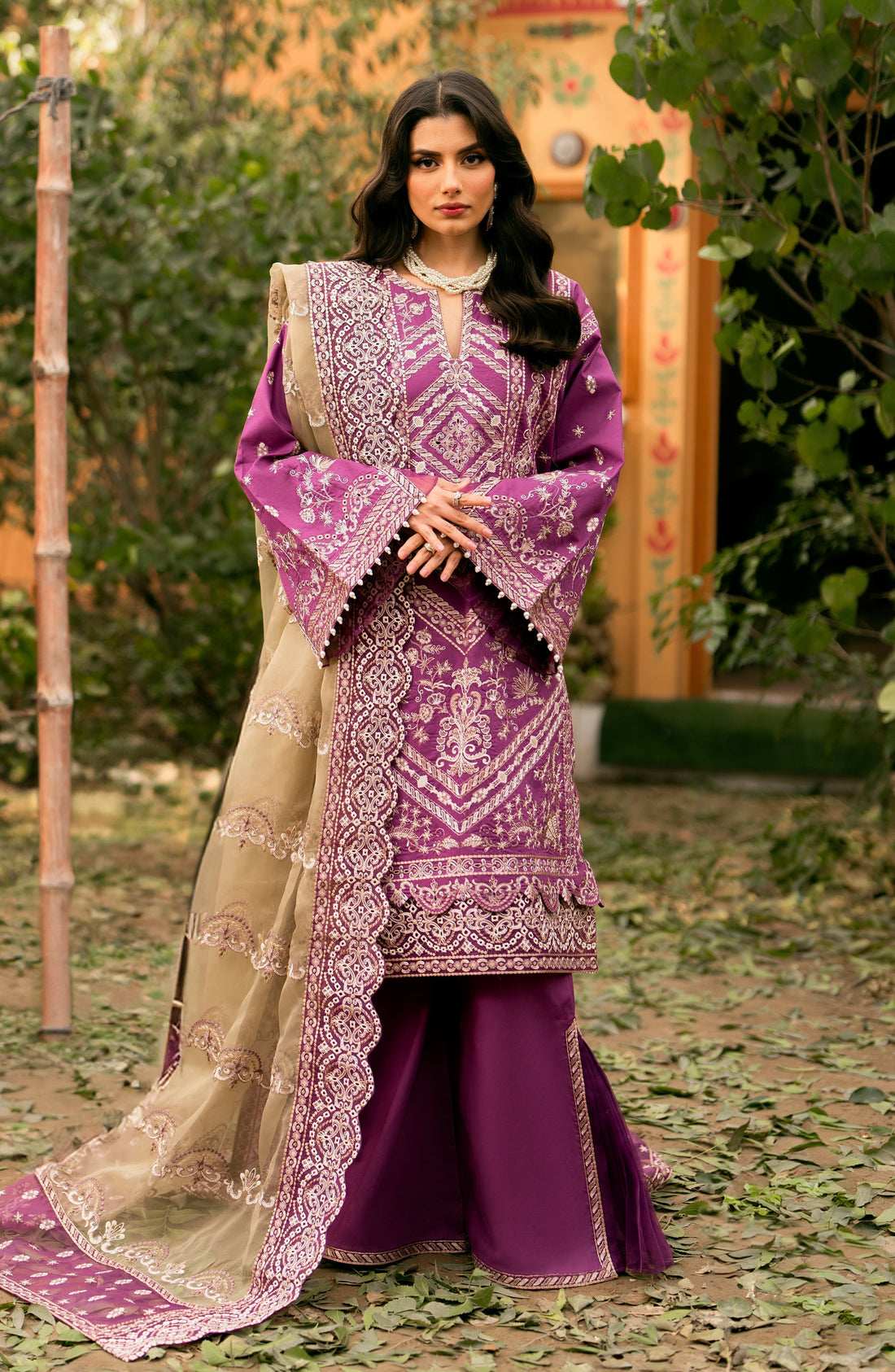 Maryum N Maria | Luxury Lawn 24 | Nane - House Of Anaya