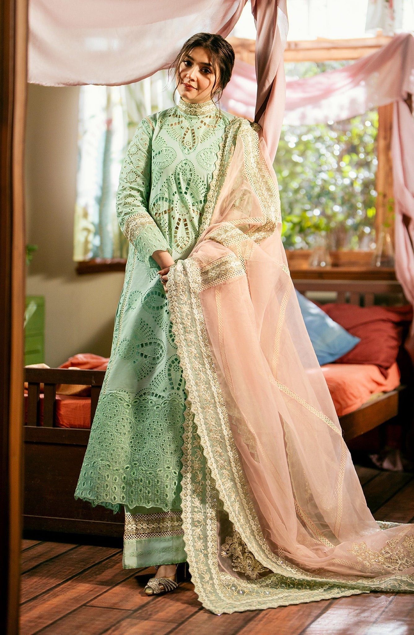 Maryum N Maria | Luxury Lawn 24 | Rawiya - House Of Anaya