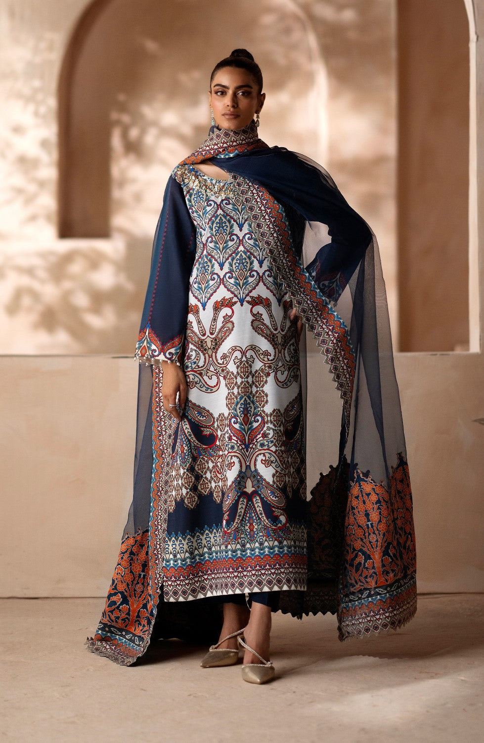 Maryum N Maria | Zeil Winter | CHARVI - MS40098 - House Of Anaya