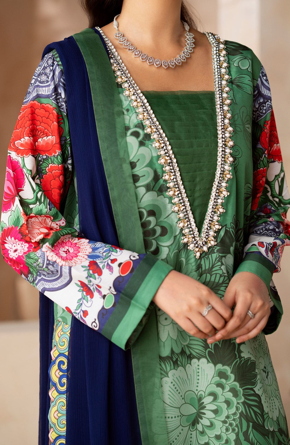 Maryum N Maria | Zeil Winter | SNEHA - MS40103 - House Of Anaya