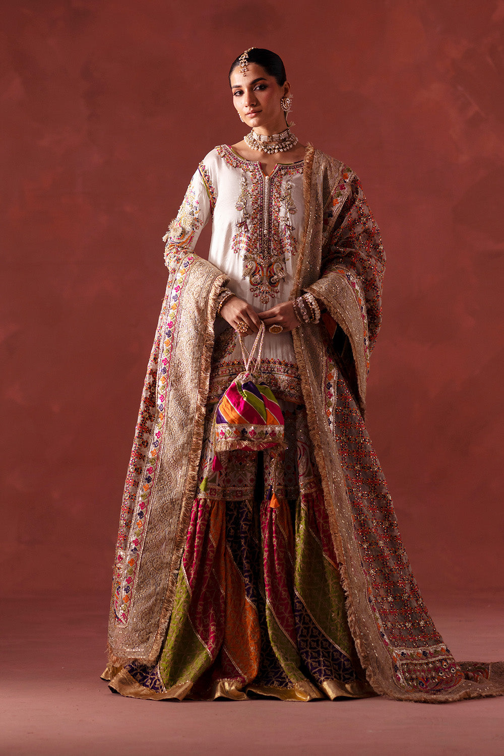 Maryum N Maria | Luxury Silk | MEHNDI NIGHT - MSS5895