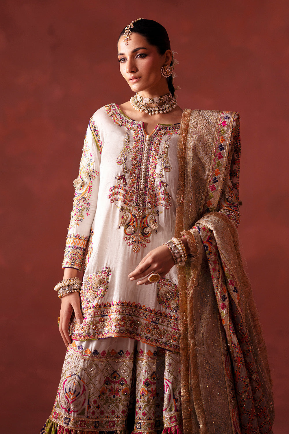 Maryum N Maria | Luxury Silk | MEHNDI NIGHT - MSS5895