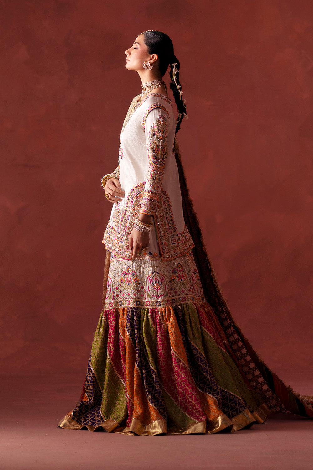 Maryum N Maria | Luxury Silk | MEHNDI NIGHT - MSS5895