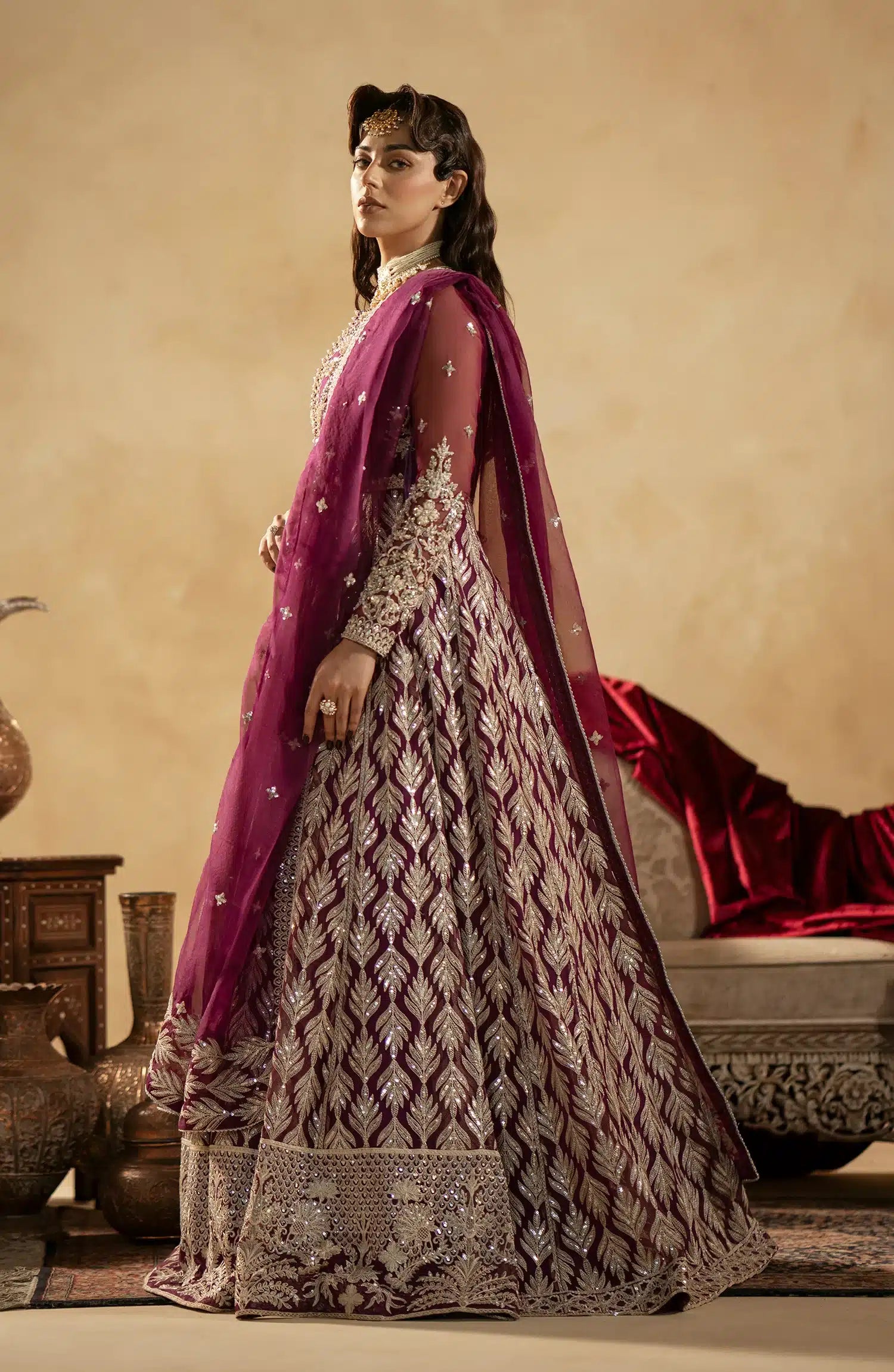 Maryum N Maria | Zamani Beghum Formals 23 | Ametyst-(MW23-512) - House Of Anaya