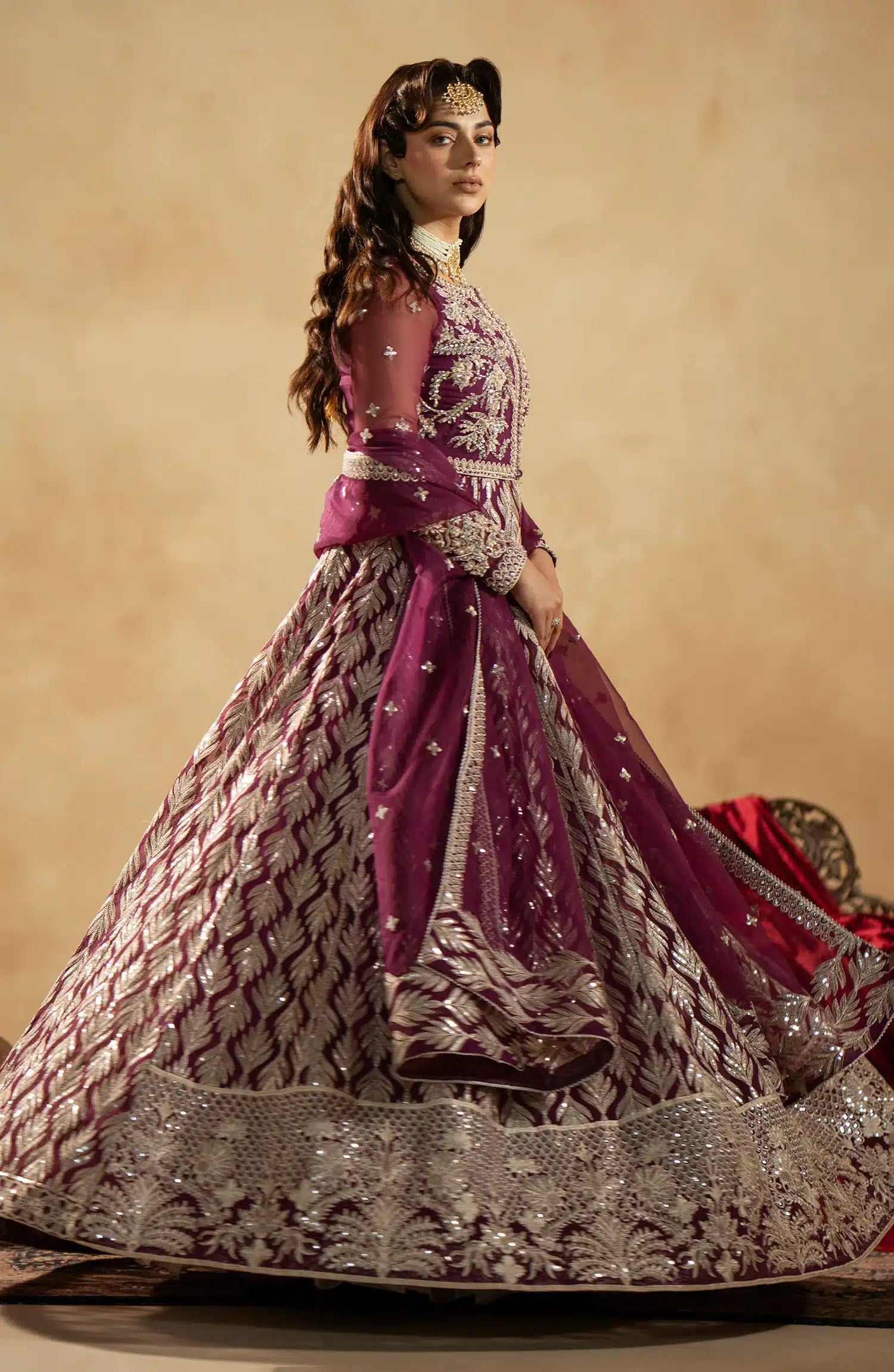 Maryum N Maria | Zamani Beghum Formals 23 | Ametyst-(MW23-512) - House Of Anaya