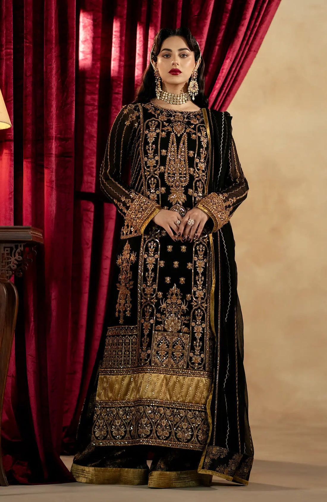 Maryum N Maria | Zamani Beghum Formals 23 | Amber-(MW23-519) - House Of Anaya
